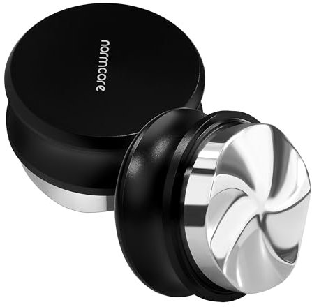 Normcore 58,5 mm Schwerkraftverteilungswerkzeug, Schwerkraft-adaptiver Espresso-Verteiler, Espresso-Kaffee-Nivellierwerkzeug für 58 mm bodenlosen Siebträger, 304 Edelstahl, 5-Klingen-Basis