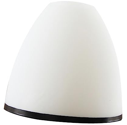 HOMSFOU 1 Pc abat-jour suspension luminaire enduit blanc plafonnier couverture légère Un verre lustre accessoires de lampe décorer e27 lumière de ventilateur de plafond blanche