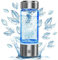 YTYOMUR Wasserstoff Wasserflasche, 450ml USB Wiederaufladbarer Hydrogen Water Bottle, Glas-Wasserstoff-Wassermaschine, 3Min schnelle Elektrolyse, Wasserstoff-Wassergenerator für Reisen, Sport