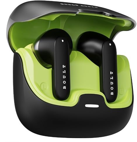 Boult Audio Z40 True Wireless in Ear Earbuds with 60H Playtime, Zen™ ENC Mic, Low Latency Gaming, Type-C Fast Charging, Made in India, 10mm Rich Bass Drivers, IPX5, Bluetooth 5.3 Ear Buds TWS (Black)