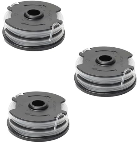 3PCS Trimmer Spool Line,Strimmer Line,Compatible with Parkside Akku-Rasentrimmer PRTA 20-Li A1,B2,C3;PRT 550 A1, A3;PRT 300 A1