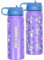 Disney Stitch Bouteille en acier inoxydable personnalisable avec paille pour fille – Nom gravé 700 ml – Pour les enfants