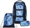 Satch Pack Schulrucksack Set 3tlg. inkl. Schlamperbox und Sportbeutel (Blurry Sky)