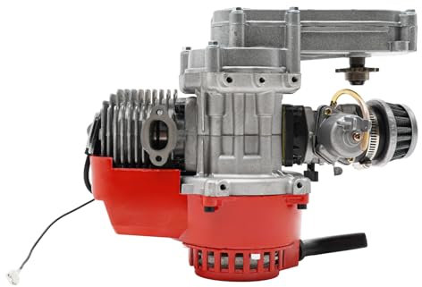 Motors Dirtbike 49cc, 2-Takt Pocket Bike, Mini Atv Quad mit Getriebe Vergaser, Aluminum Hub Motor Dirtbike Motor, für Mini-Dirt-Bikes, Atvs Oder Rollern (Kleine Off-Road-Motoren)