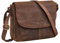 STILORD 'Elowen' Stylishe Kleine Umhängetasche Damen Leder Handtasche Dunkelbraun Klein Echtleder Damentasche Vintage Ledertasche Crossbody Bag Schultertasche