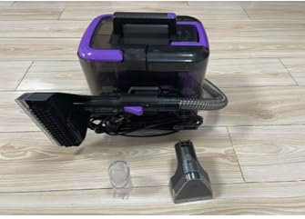 Upholstery Spot Carpet Steam Cleaner: 20Kpa Powerful Suction with Heating Techology Clean Up Spills, Pet Messes from Carpets, Stairs, Sofa & Car Seats | Self Cleaning Function Lavender Purple