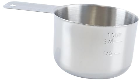 Gurtt Taza medidora, cuchara medidora de 1 taza (240 ml) para comida de mascotas, arroz, utensilios de cocina precisos para cocinar, hornear, preparar cócteles y café expreso.