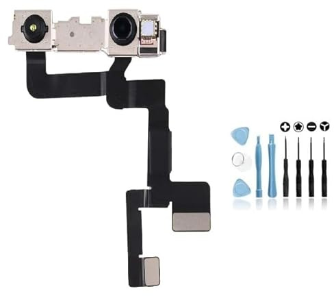 Mobilevie Caméra Avant Compatible iPhone 11 – Module Caméra Frontale 12MP – Remplacement Selfie + Capteur Proximité – Pièce Testée – Outils offerts