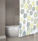 MSV Rideau de Douche Polyester Dots 180x200cm QUALITÉ Premium Vert - Anneaux Inclus