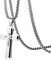 OIDEA Herren Halskette Kreuz Silber: Kreuzkette aus Edelstahl Kette mit Christus Kreuz Anhänger Schmuck Geschenk für Männer Junge