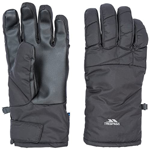 Trespass Adults Kulfon Waterproof Skiing Gloves - Black
