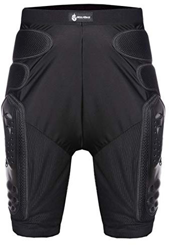 FULUOYIN MTB Protektorenhose Motorrad Hose für Radfahren Reiten Motorrad Fahren S-2XL