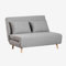 SKLUM Sofabett mit 2 Plätzen aus Stoff Elen Helles Grau (mehr Farben)
