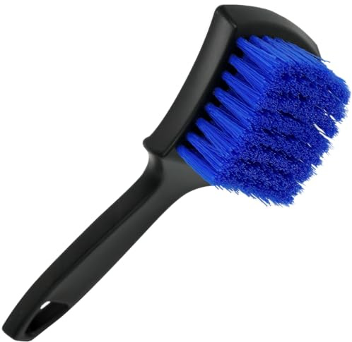 Viking Carpet Scrub Brush for Floor Mats and Interior Car Detailing Kit | Rubber Floor Mat Cleaning, Car Carpet Cleaner for Interior and Home, 8.3 x 2.5 Inch