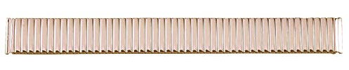 Eichmüller Flexibles Spannband aus poliertem Edelstahl, matt/PVD-Beschichtung, Rosefarben – Glänzend, 22mm, Armband