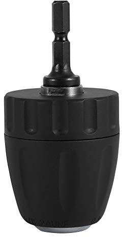 KSTE Hex Bohrfutter, Schnellspann-Bohrfutter, 3/8-24UNF 0.8-10MM Keyless Bohrer Chuck Clip w / 1/4 '' Sechskantschaft Rod Adapter W