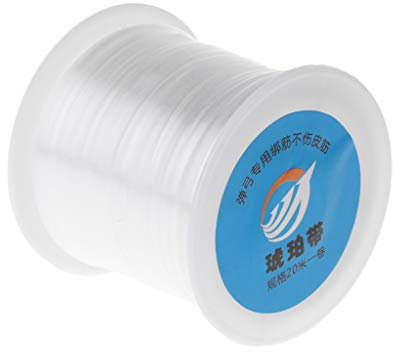 MINGSTORE 1 Rolle 20M Gummiband Schnur Draht für die Jagd Slingshot Katapult Kopf verwendet