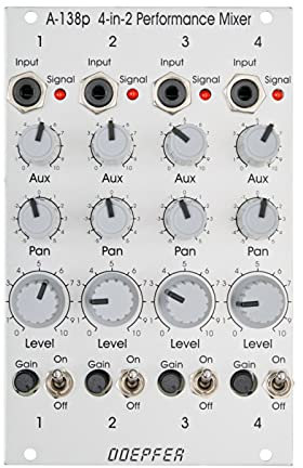 Doepfer A-138p Performance Mixer Input - Mixer Modular Synthesizer