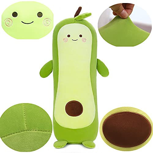 Krokodil Birne, grüne Avocado, Simulation Avocado Plüschtier Puppe Schlafkissen, Puppe, Kissen, Spielzeug Kissen (Lange Klause105 cm)