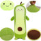 Krokodil Birne, grüne Avocado, Simulation Avocado Plüschtier Puppe Schlafkissen, Puppe, Kissen, Spielzeug Kissen (Lange Klause105 cm)