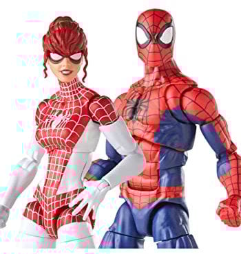 Hasbro Marvel Legends Series Spider-Man 15-cm Spider-Man and Marvel’s Spinneret Action Figure 2-Pack, Includes 10 Accessories, Multicolor,F3456