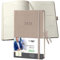 SIGEL C2361 Terminplaner Wochenkalender 2023 - ca. A6 - taupe - Hardcover - 176 Seiten - Gummiband, Stiftschlaufe, Archivtasche - PEFC-zertifiziert - Conceptum