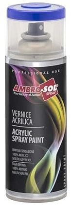 VIRSUS 1 Bomboletta Spray di Smalto Acrilico Multiuso da 400ml, Vernice Brillante per interni ed esterni, smalto permanente per superfici in legno, metallo, vetro (Effetto Ruggine)