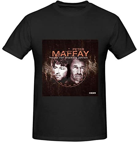 Peter German Maffay Herren Kurzarm T-Shirt Casual Tops Tee Classic Fit Basic Shirts Baumwolle