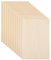 KEILEOHO 12 PCS 300x210x3mm Wood Plywood Sheets, A4 Thin Wooden Basswood Boards Unfinished Plywood Board for DIY Models
