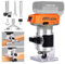 IRONFIST Cordless Palm Router for DEWALT 20V MAX Battery, Wood Trimmer Woodworking Trimmer Brushless Motor 6 Speeds Adjustable 1/4 Collet Suitable for Home Repairing, DIY, Carving (NO Battery)