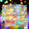 LED Lichterkette Innen mit Stecker, 18M 150LEDs Wasserdicht Timer 8 Programm Strombetrieben mit Stecker für Außen Innen Weihnachten Hochzeit Halloween Zimmer Party Deko