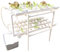 KEESUNG Hydroponic Grow Kits, 72 Löcher 8 Rohre 2 Layer Vertikale Konstruktion Plant Vegetable Hydrokultur Garten Terrasse Hydroponische Anzuchtsets Systeme für Gemüse,Blumen