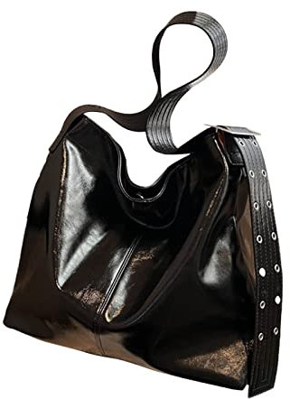 CUTeFiorino Taschen Vaginen Einkaufstasche für Damen, Handtasche, leichte Winter-Daunen-Baumwollpolsterung, Umhängetasche mit Daunenpolsterung Aigner Taschen Damen Schwarz (Zjsjm_C-Black, One Size)