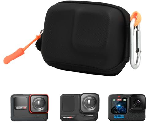 Granvoo Kameras Tasche Kompatibel Mit Insta360 Ace Pro, Insta360 Ace, Gopro Hero 12 Schwarz /11/10/9 Action Kamera, Tragetasche Tasche für Action Kameras, Sofortbildkamera Reisetasche