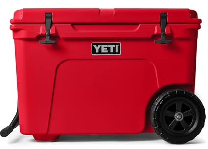 YETI Tundra Haul Wheeled Cooler | Portable Cooler Box on Wheels, Fits 82 Cans or 29 kg Ice, PermaFrost Insulation, Heavy-Duty Ice Cooler for Camping or Picnics