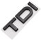 SANNIFA Auto Emblem Aufkleber für Audi A3 A4 A5 A6 A7 A8 Q2 Q3 Q5 Q7 Q8 TDI,Autoaufkleber Kühlergrill Front Motorhaube Kofferraum 3D Logo Heckklappen Buchstaben Selbstklebende Ersatz Dekoration