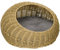 PawHut Rattan Katzenkorb Katzenhaus Katzenhütte mit Kissen für Katzen bis 4 kg, Haustierbett Katzenhöhle, Indoor, PE-Rattan, Ø50 x 31 cm, Hellbraun
