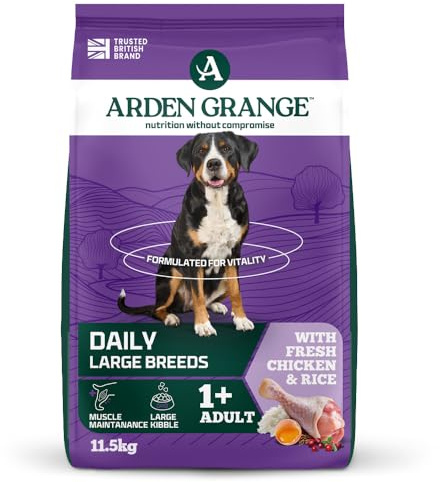 Arden Grange Adult Large Breed Dry Dog Food with Fresh Chicken and Rice, 11.5kg