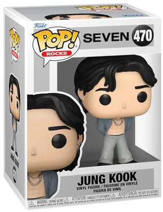 Funko Pop! Rocks: Jung Kook - Jungkook - (Seven) - BTS - Vinyl-Sammelfigur - Geschenkidee - Offizielle Handelswaren - Spielzeug Für Kinder und Erwachsene - Music Fans - Modellfigur Für Sammler