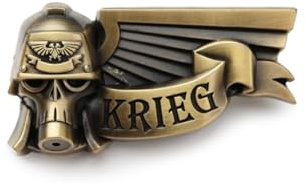 QKEOISUD Death Korps of Krieg Memorial Badge Pin Desktop Battle Chess Game Troops Legion Stylish Copper Brooch, Game Enthusiasts Role Playing Clothing Jewelry Accessories Gifts