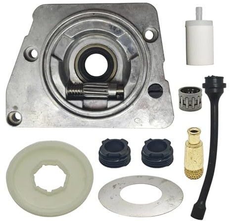 Oil Pump Oiler Worm Gear Kit For Husqvarna 61 66 266 XP 268 272 272XP Chainsaw For 501 51 25-01 501 51 38-01 501519901