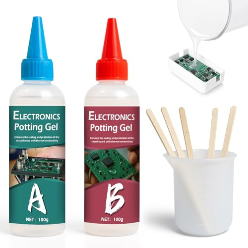 INNOVAYOU 200g Conformal Coating for Electronics, Moisture Proof Shock Clear Insulating Sealant, Electrical Potting Compound Suitable for Circuit Boards, Home Appliance Control Panels and LED Lights