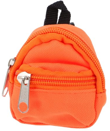 Beaupretty Kleiner Puppenrucksack aus Stoff 1:12 Miniaturhaus Ornament Realistische Details Handwerkliche Feinheit für Minihaus Deko