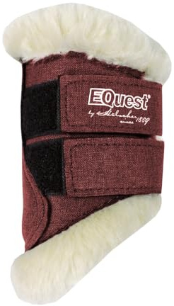 EQuest Softgamasche speziell für Shetty, 2er Set (Bordeaux, Mini-Shetty)