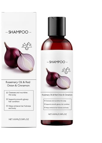 2026 New Shampoo Para Hombre with Rosemary Oil & Red Onion & Cinnamon Extract, for Thicker-Looking Hair, Smooths Scalp, Stronger Roots (1PC)