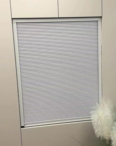 Porte Accordéon Porte Pliante pour Placard/Armoire Dans Les Petits Espaces, Porte Coulissante Rabattable Sans Perçage, Porte Coulissante Rétractable Armoire(95x110cm/37.4x43.3)