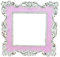 Gemini_mall® Plastic Square Luxurious Light Switch Stickers Cover Home Decoration Sticker (Pink)