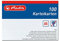 Herlitz Karteikarten A5, 170 g/m², holzfrei, 100er Packung, liniert (Weiß, 10 Packungen)