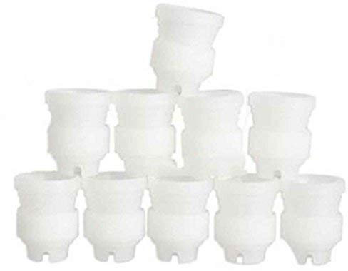 kongnijiwa Herramienta de decoración de Pasteles 10PCS Adaptador de Acoplamiento formación de Hielo Manga pastelera de Boquilla Bolsa Pastel de Flores