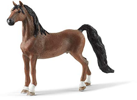 SCHLEICH 13913 American Saddlebred Wallach, für Kinder ab 5-12 Jahren, Horse Club - Spielfigur